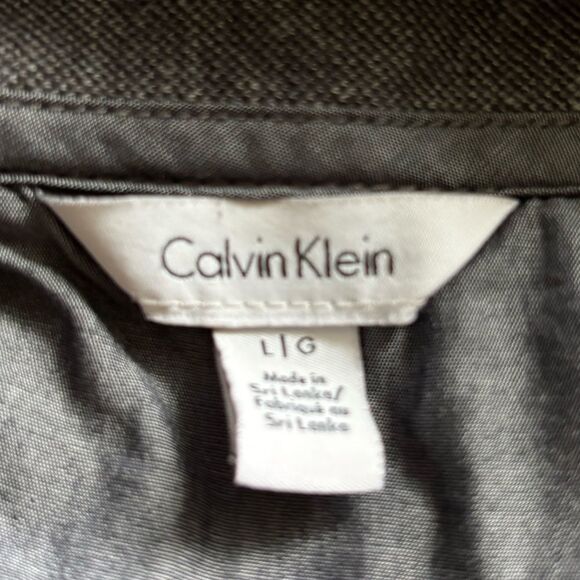 Calvin Klein Jacket Gray Mens Size Large - Picture 5 of 8